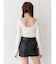 バックオープンショートリブトップス