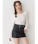 バックオープンショートリブトップス