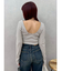 バックオープンショートリブトップス
