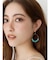 STONE HOOP ピアス