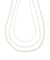 LONG PEARL CHAIN 3連 ネックレス