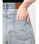BACKスラッシュレースワイドデニムパンツ