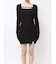 カットタイトミニワンピース