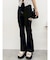 ビジューカッティングスウェットフレアパンツ