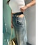 ビジューワイドデニムパンツ