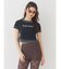 MOON BABE ロゴクロップドTシャツ