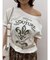 ワンショルグラフィックピグメントＴシャツ