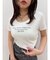 レタリングシンプルショートTシャツ