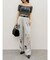 ラメオフショルニットトップス