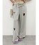ハートカッティングビジュースウェットパンツ