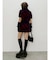チェックショートニットトップス【セットアップ着用可能】