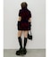 チェックショートニットトップス【セットアップ着用可能】