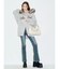 オーバーサイズ ZIP UPフーディー