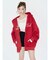 オーバーサイズ ZIP UPフーディー