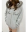オーバーサイズ ZIP UPフーディー