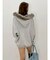 オーバーサイズ ZIP UPフーディー
