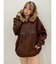 オーバーサイズ ZIP UPフーディー