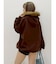 オーバーサイズ ZIP UPフーディー