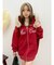 オーバーサイズ ZIP UPフーディー