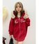 オーバーサイズ ZIP UPフーディー