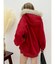 オーバーサイズ ZIP UPフーディー