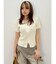 Embroidery ZIP ニットトップス
