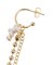 CROSS MOTIF CHAIN ピアス