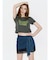 バックオープンクロップドＴシャツ