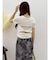 バックオープンクロップドＴシャツ