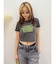 バックオープンクロップドＴシャツ
