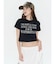 【SupBaby × EVRIS】メッセージロゴコンパクトTシャツ