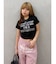 【SupBaby × EVRIS】メッセージロゴコンパクトTシャツ