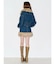 フェイクファードッキングデニムミニスカート【セットアップ着用可能】