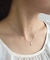 ダイヤモンドバーネックレス( WG)