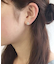 アクアマリンラウンドピアス( WG)