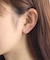 [ セカンドピアス] K18アクアマリンピアス