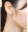 [ セカンドピアス] K18  エメラルドピアス( Φ3mm)