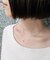 K10ダイヤモンド　デューネックレス( WG)