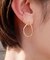 K18/K10オーガニックデザインピアス