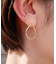 K18/K10オーガニックデザインピアス