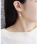 【 Palette】K18K10タンスイパールチャームセットピアス］( YG)