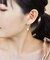 【 fragrance】K10・K14 コーラル 2WAYピアス［ Herbal Marine］  ( WG)