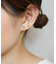 [ セカンドピアス] K18クローバーハーフピアス