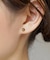 [ セカンドピアス] K18タイガーアイピアス