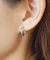 プラチナウェーヴフープピアス