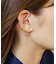 K10/18パニエ パール&キューブピアス
