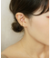 [ セカンドピアス] K18ダイヤモンドピアス0. 16ct( YG)