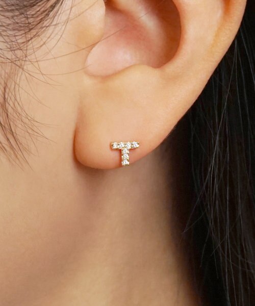 テイクアップ　イニシャルピアス　「K＆⭐」 テイクアップ イニシャルピアス 「K＆⭐」