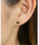 K18・K10 ブラックシェル ネコワンポイントピアス