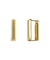 K10ロングスクエアーブリッジピアス( YG）